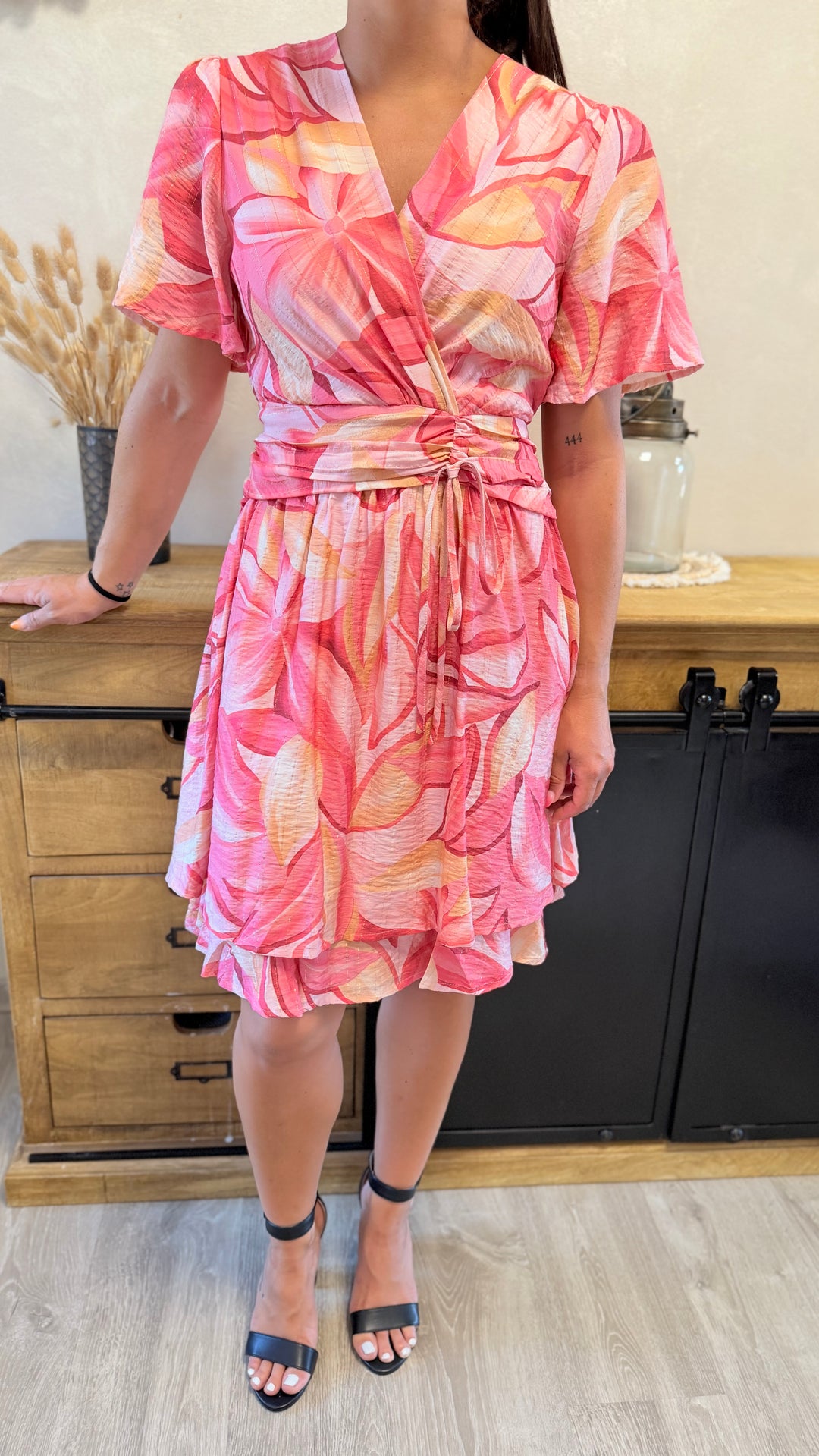 Robe Courte Ceyli rose