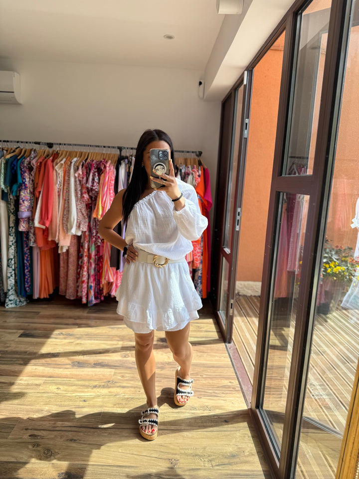 Combishort Juana blanche