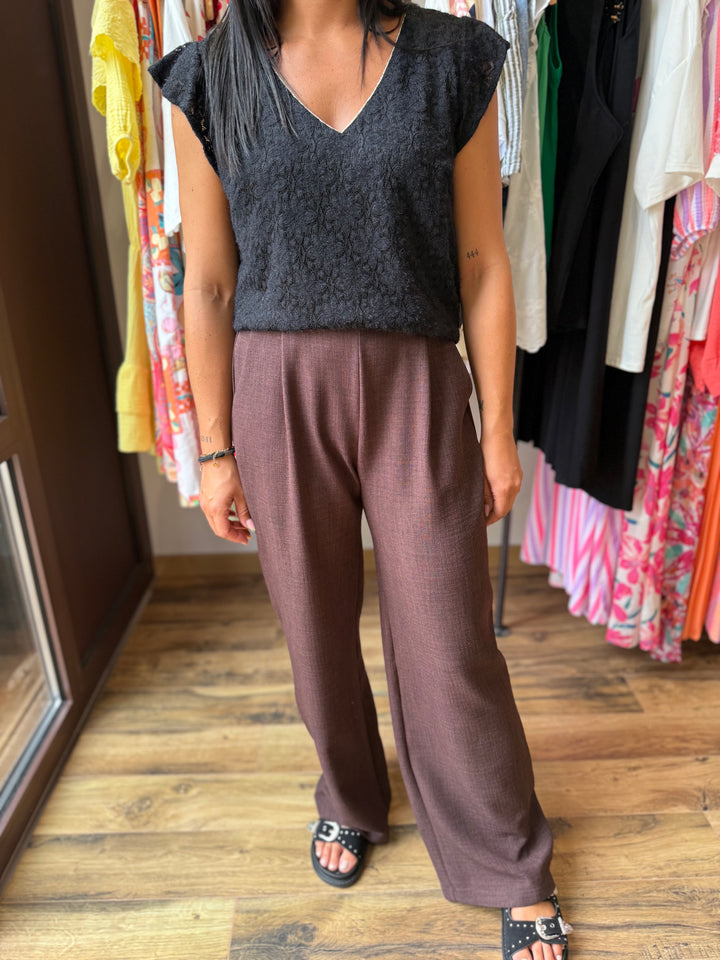 Blouse Thaly noir CURVY