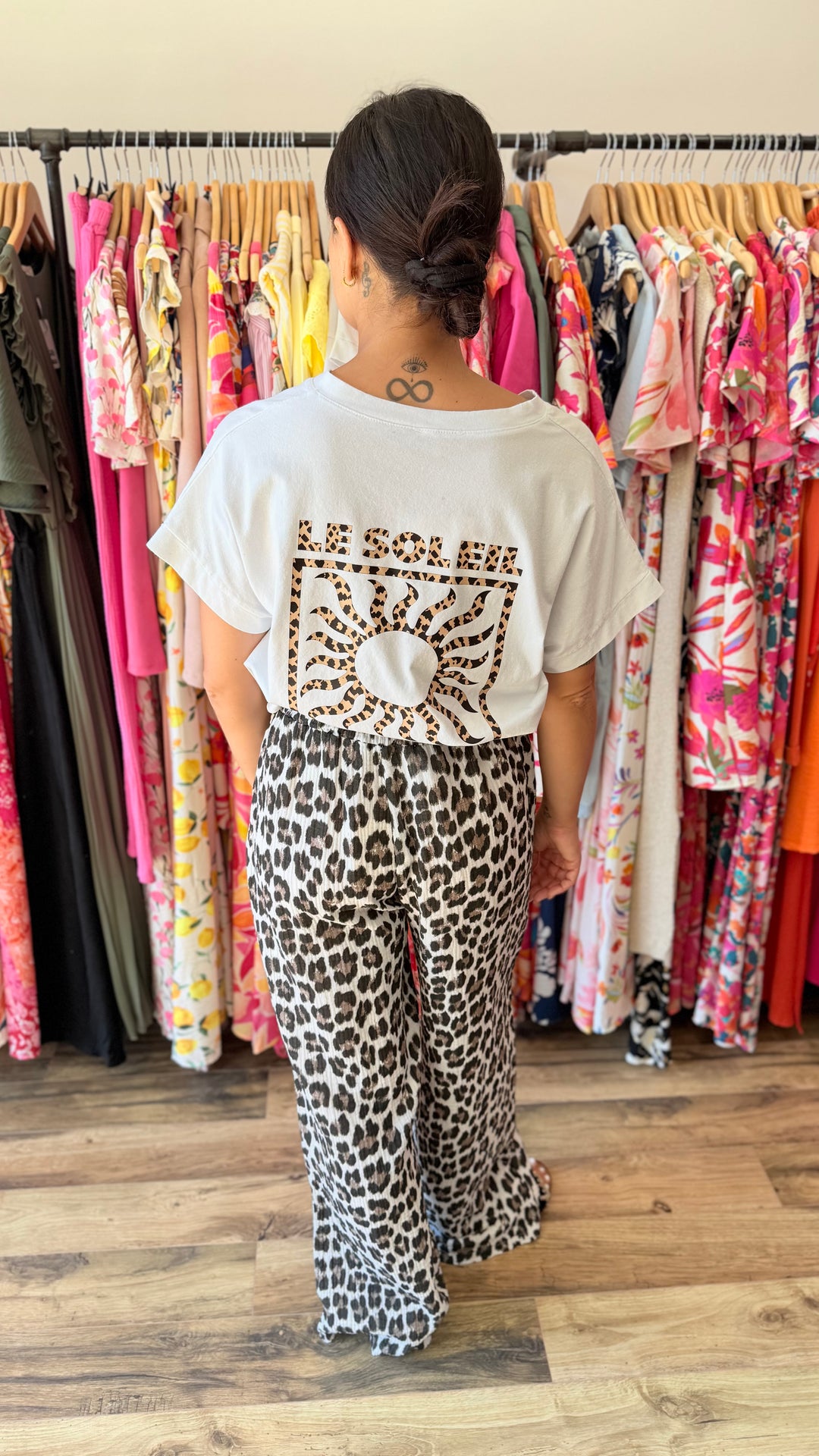 Teeshirt léopard le soleil