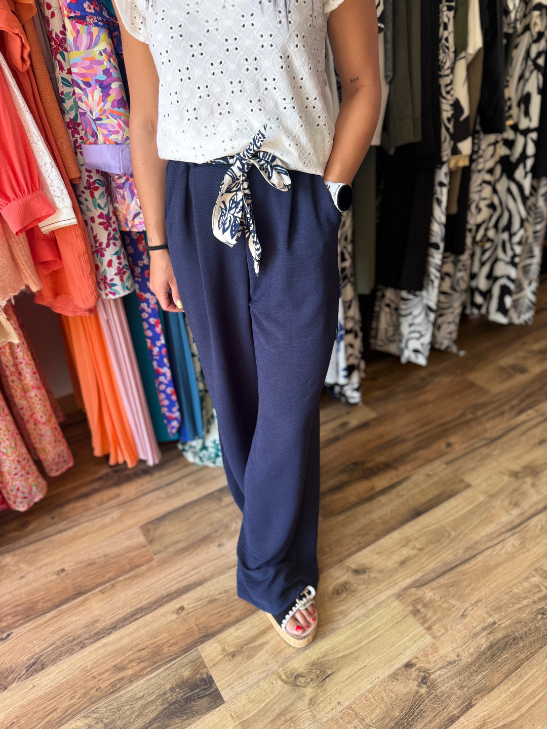 Pantalon Eliam marine