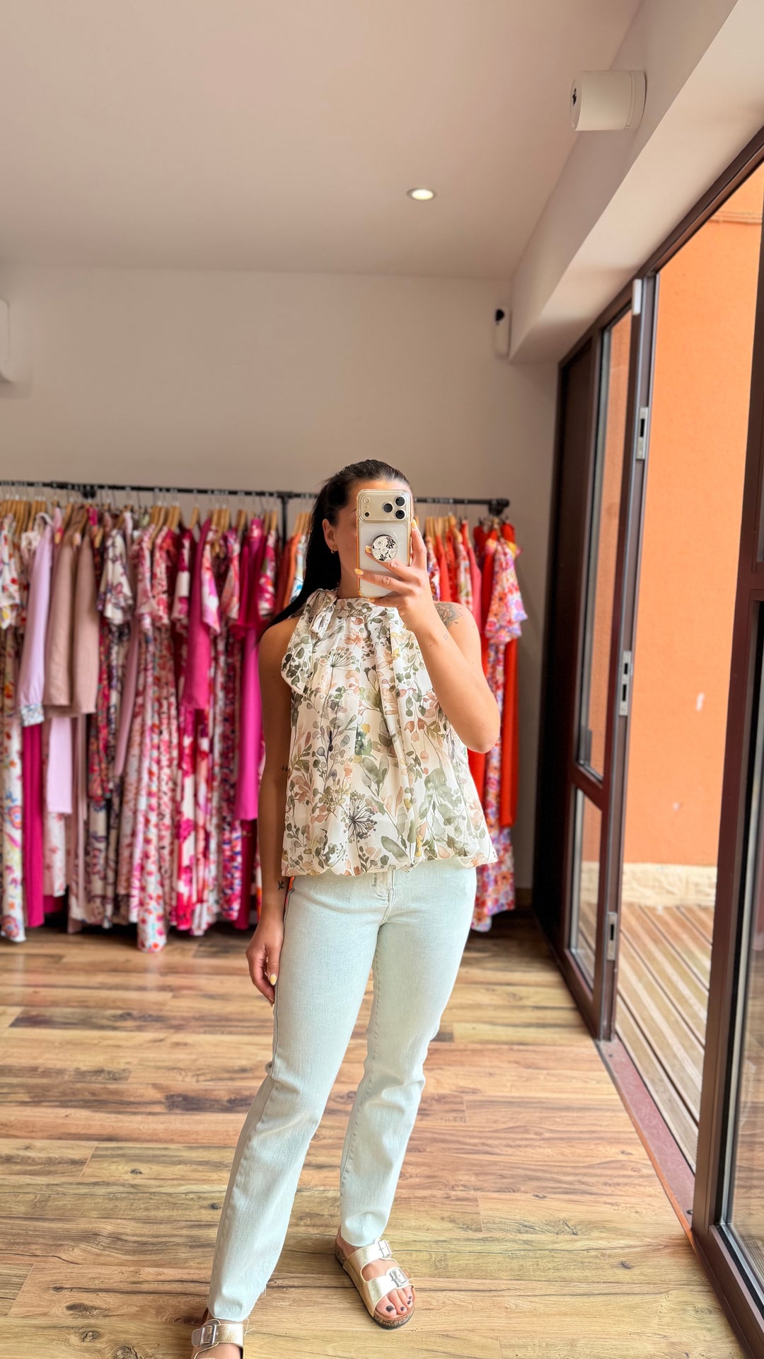 Top Zalia vert