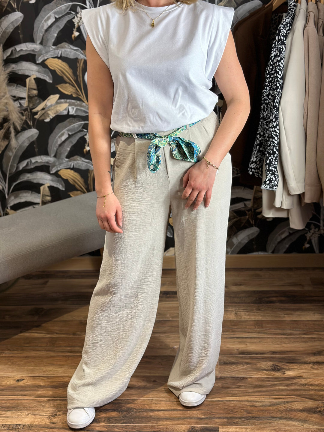 Pantalon Eliam beige