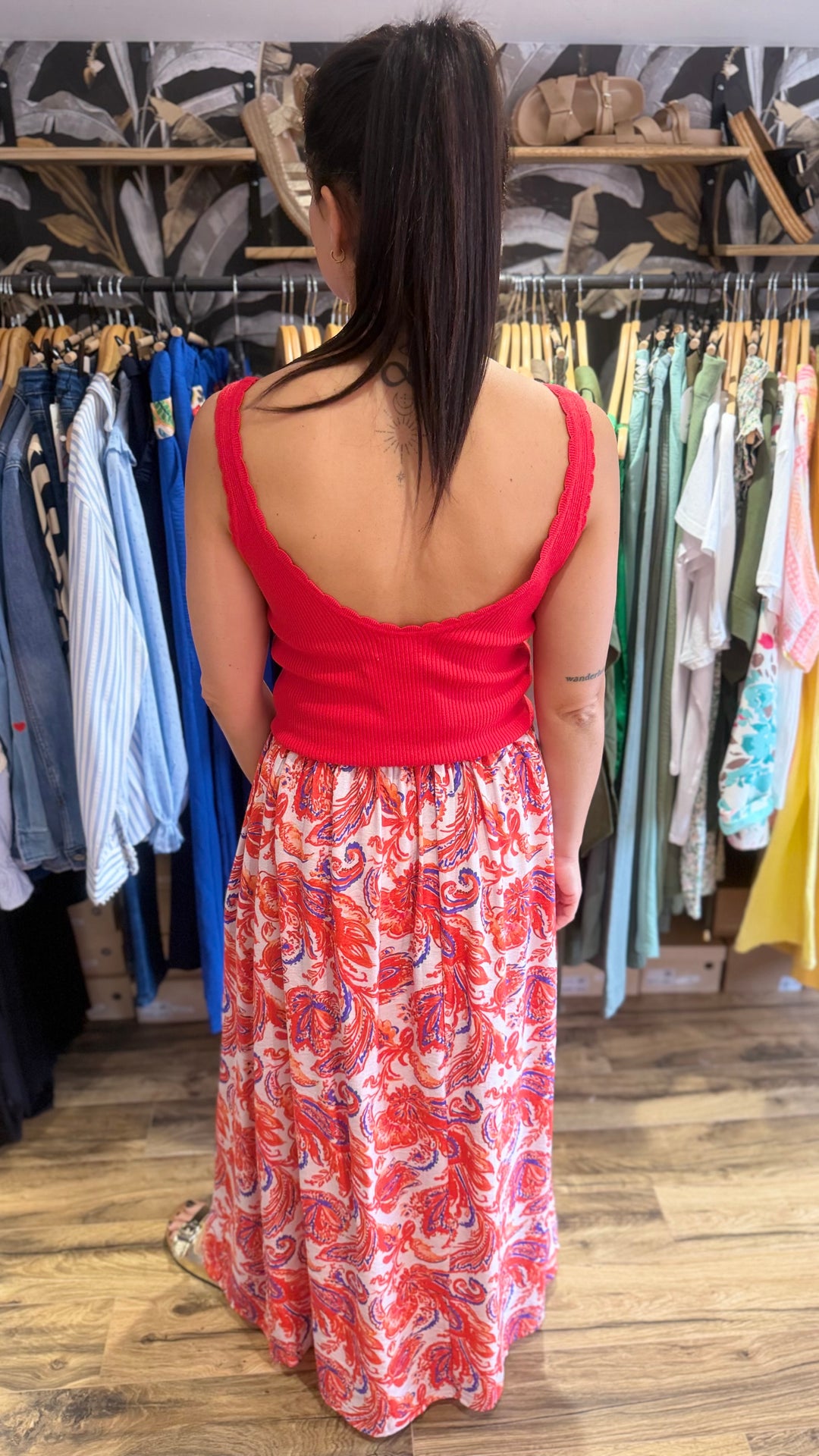 Top Molos rouge