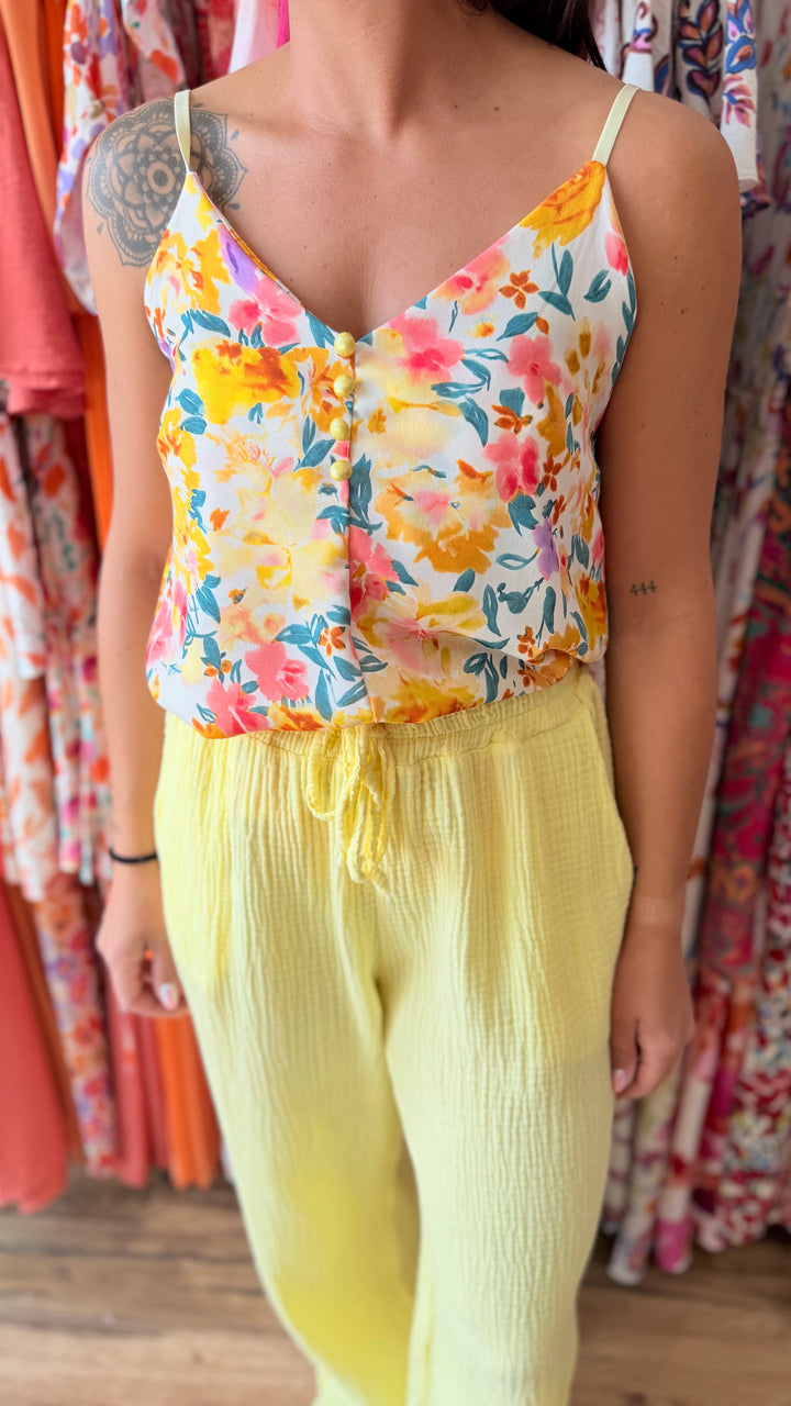 Top Hugo jaune CURVY