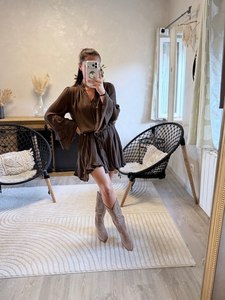 Robe Alexandro chocolat
