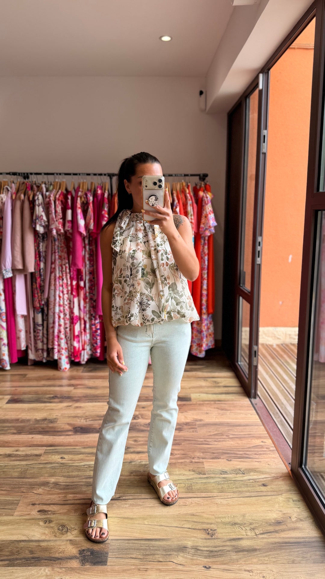 Top Zalia vert