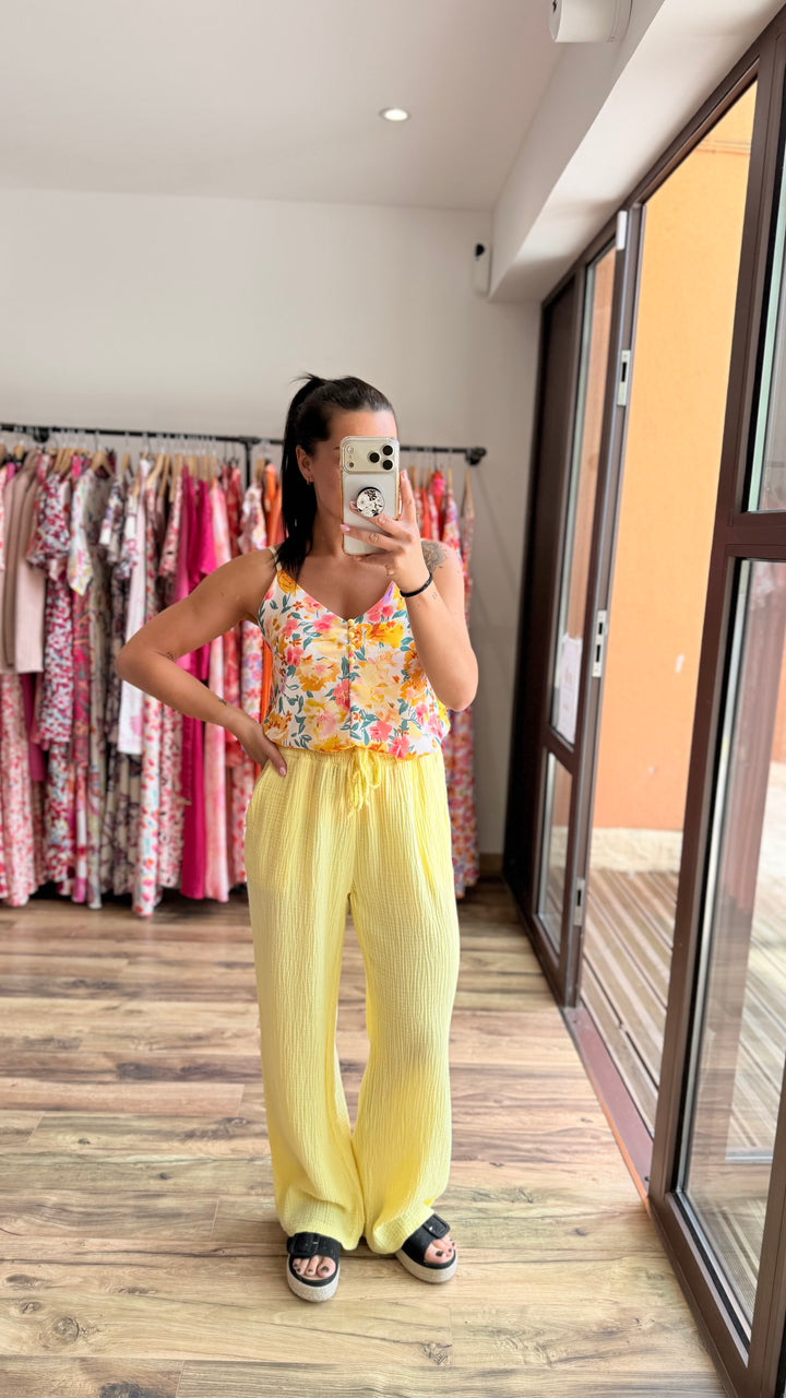 Top Hugo jaune CURVY