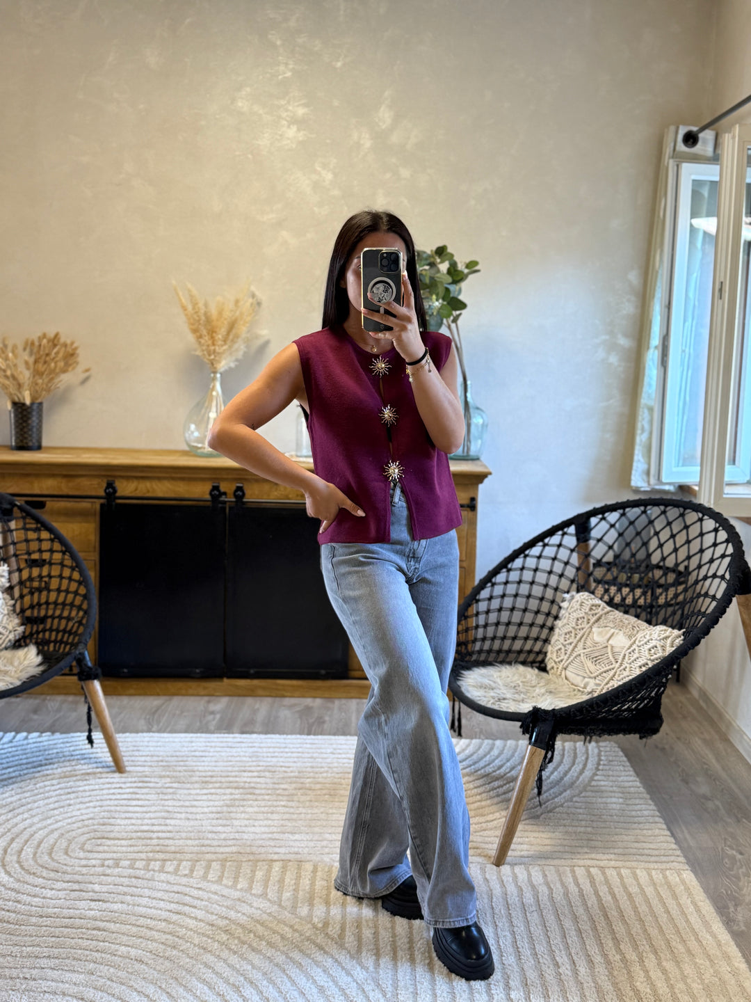 Pull sans manches Gabin