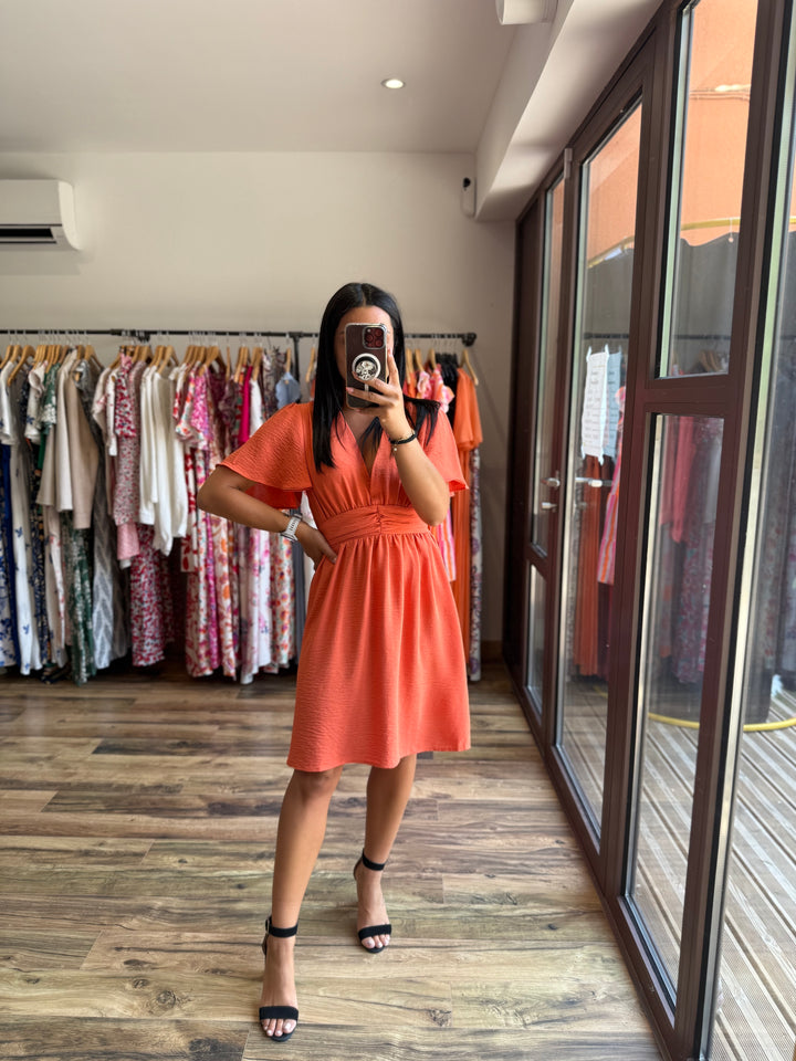 Robe Anail Orange CURVY