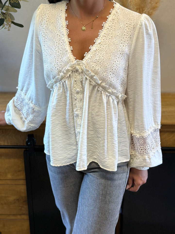 Blouse Flow écru