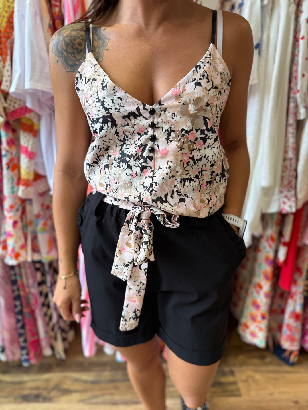 Short bommy noir CURVY