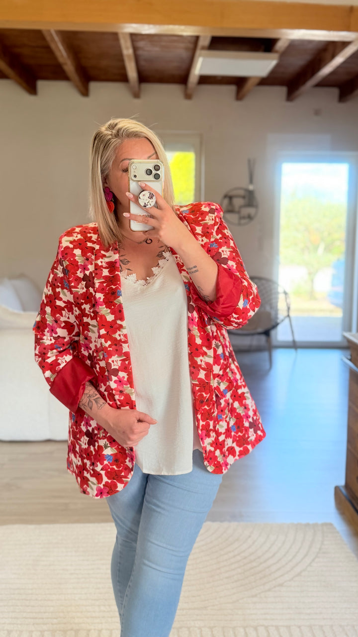 Top Gorgia blanc CURVY
