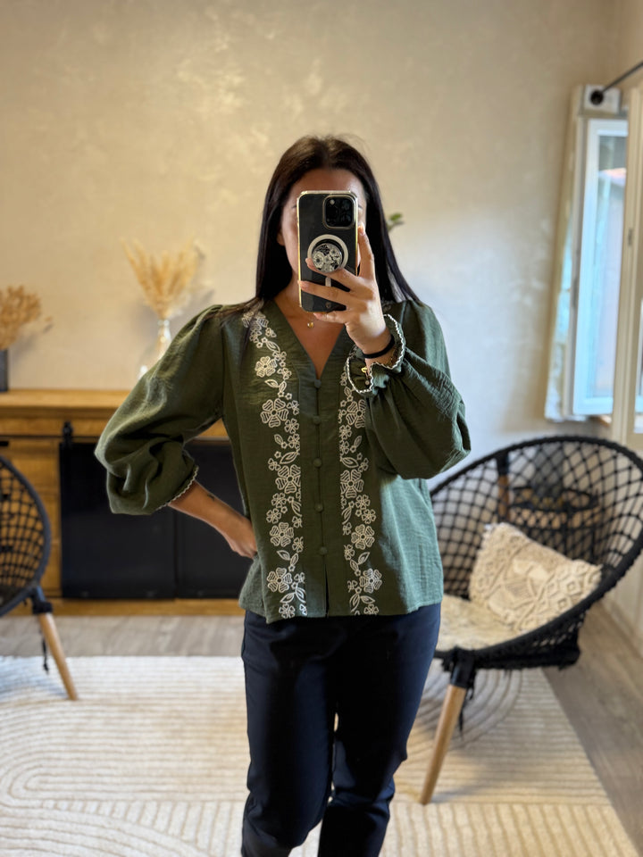 Chemise Marion kaki