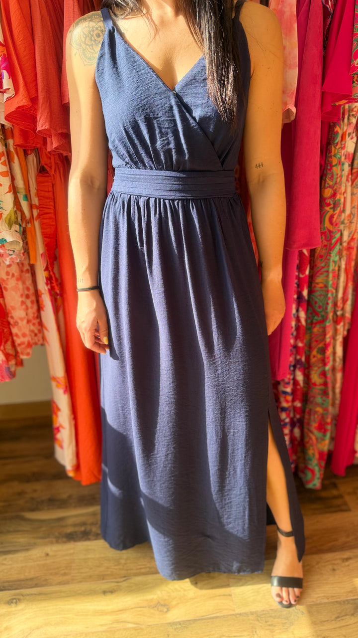 Robe longue Molly marine