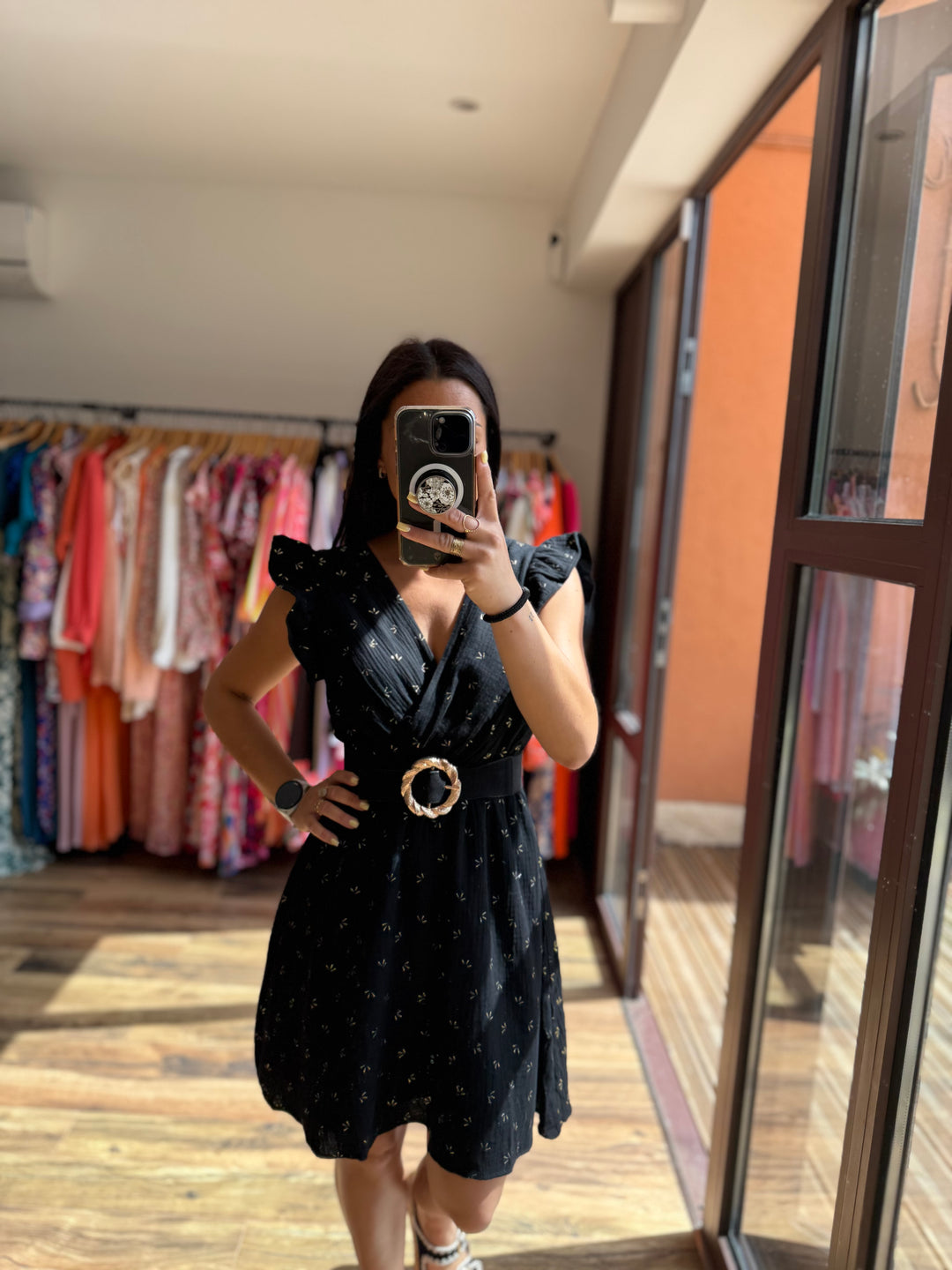 Robe Maya noir