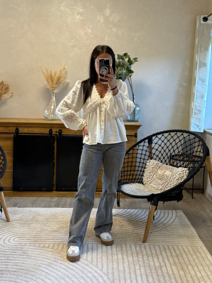 Blouse Flow écru
