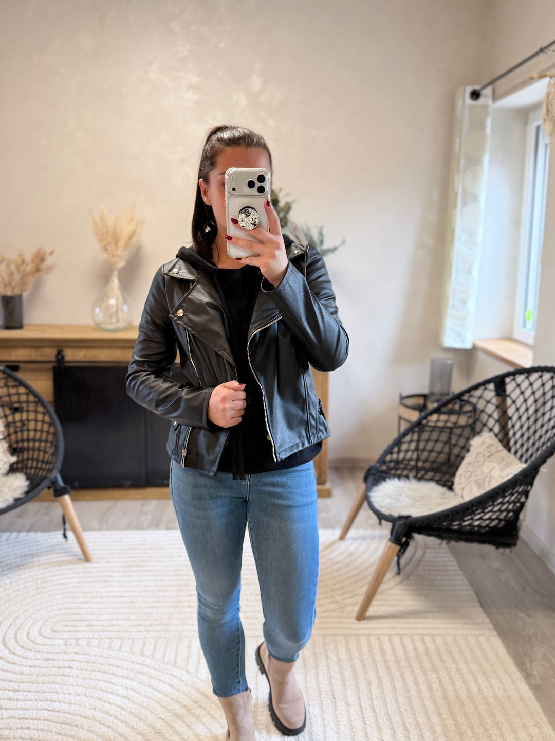 Perfecto en similicuir