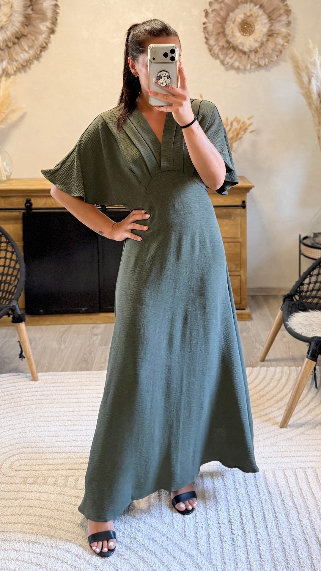 Robe longue Jehan Kaki