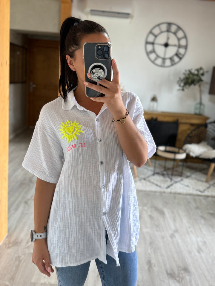 Chemise Sun blanche