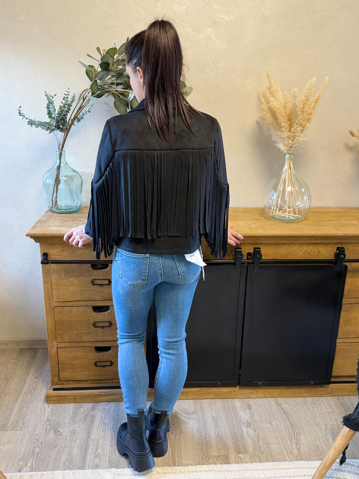 Veste à frange Yelle