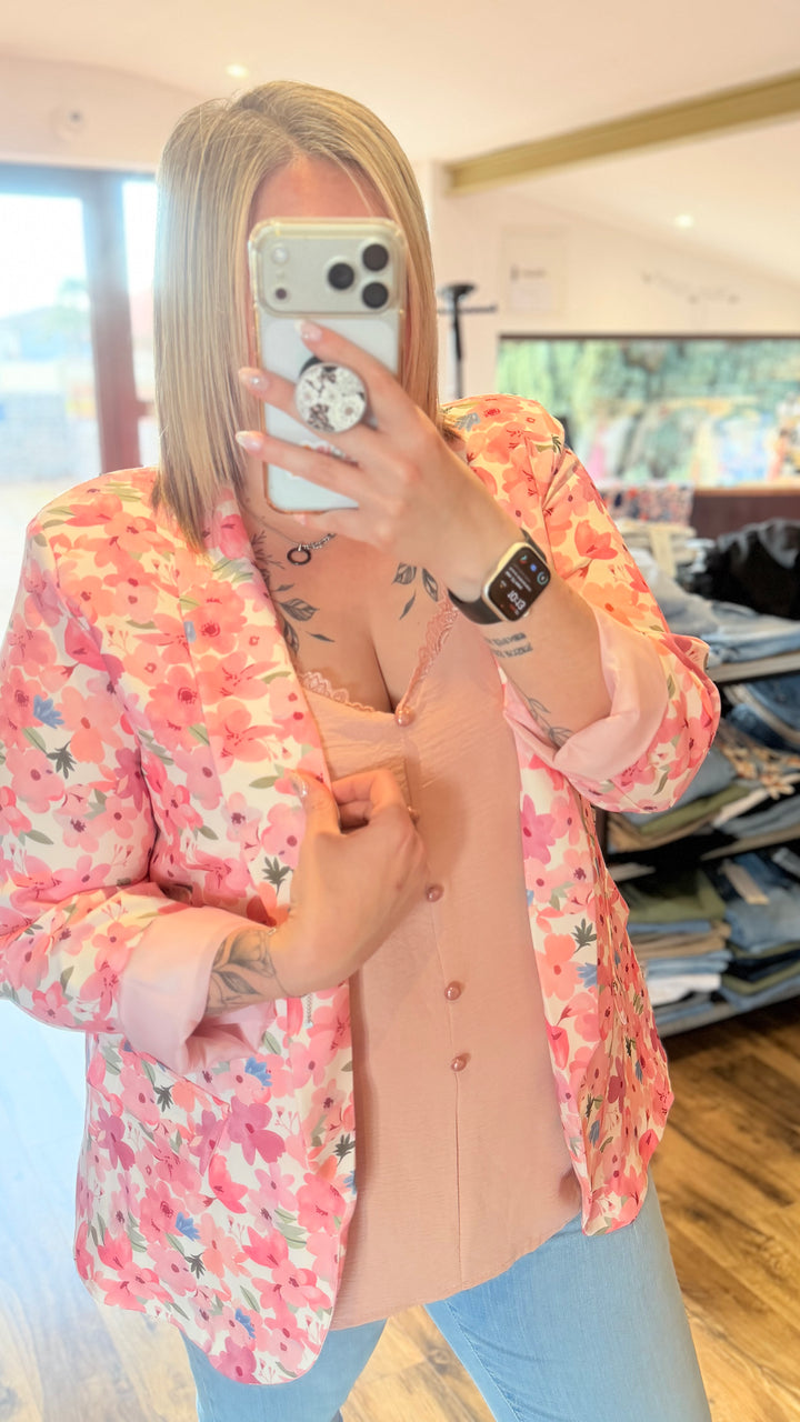 Blazer fleuri CURVY 42/46