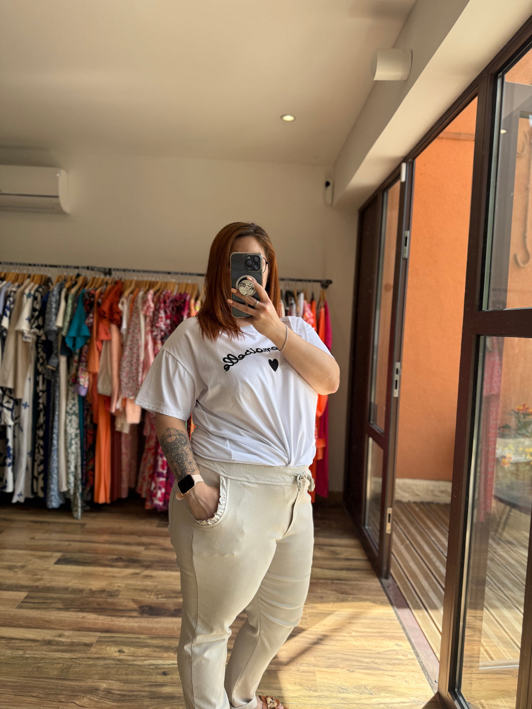 Pantalon Silvere beige CURVY