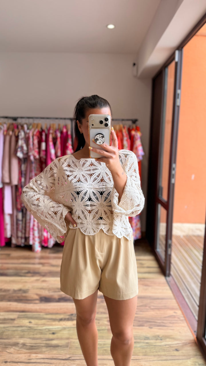 Top Odile crochet Axelle