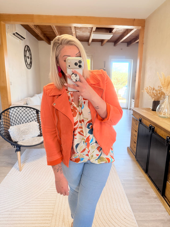 Veste suédine CURVY
