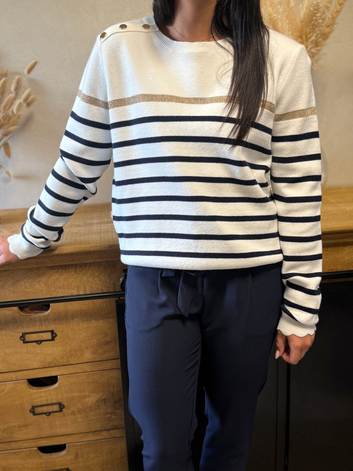 Pull marinière Pascal