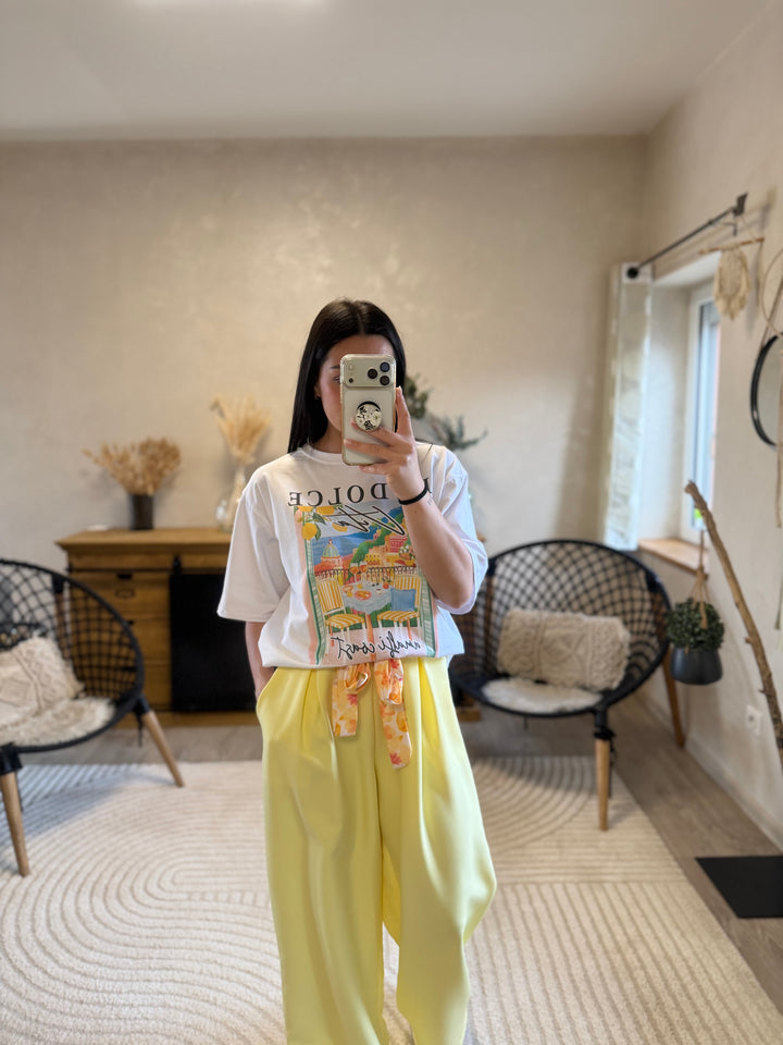 Pantalon hella jaune CURVY