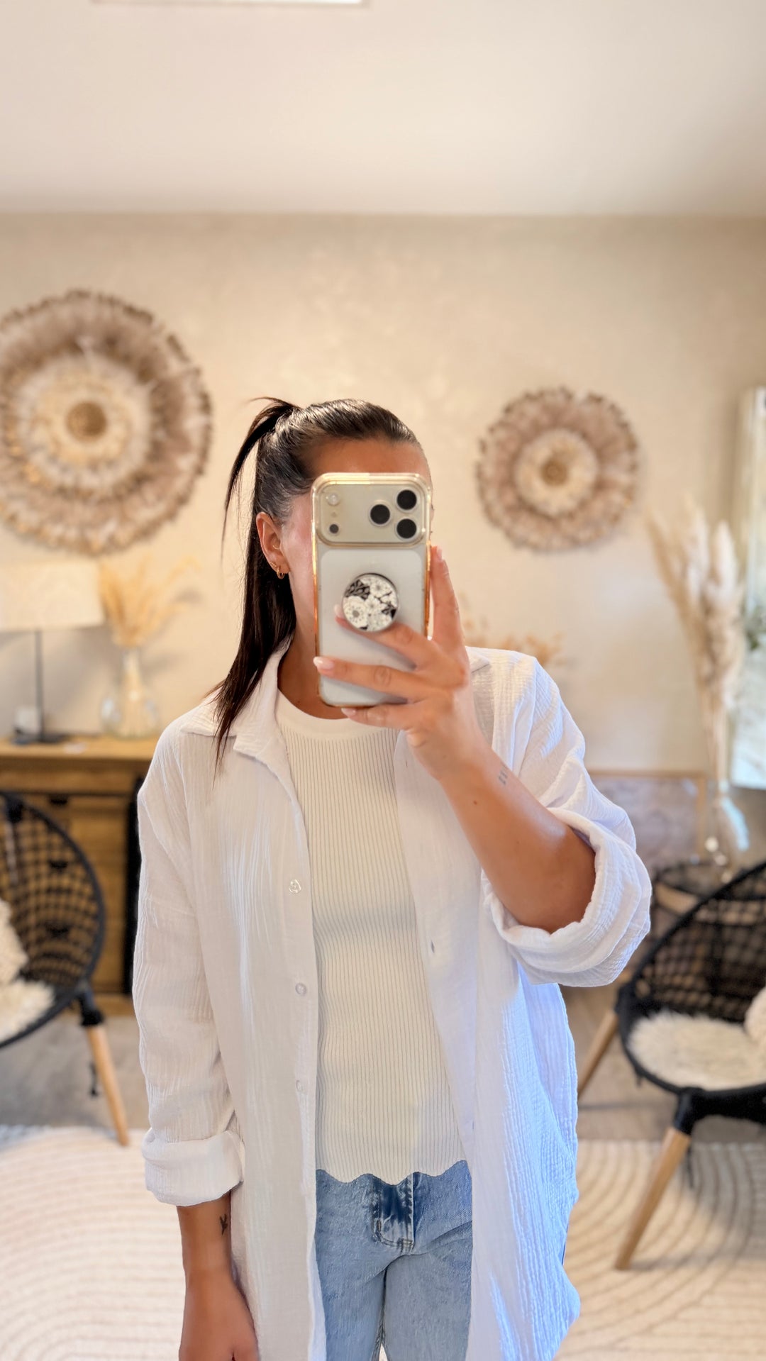 Chemise Amor léopard