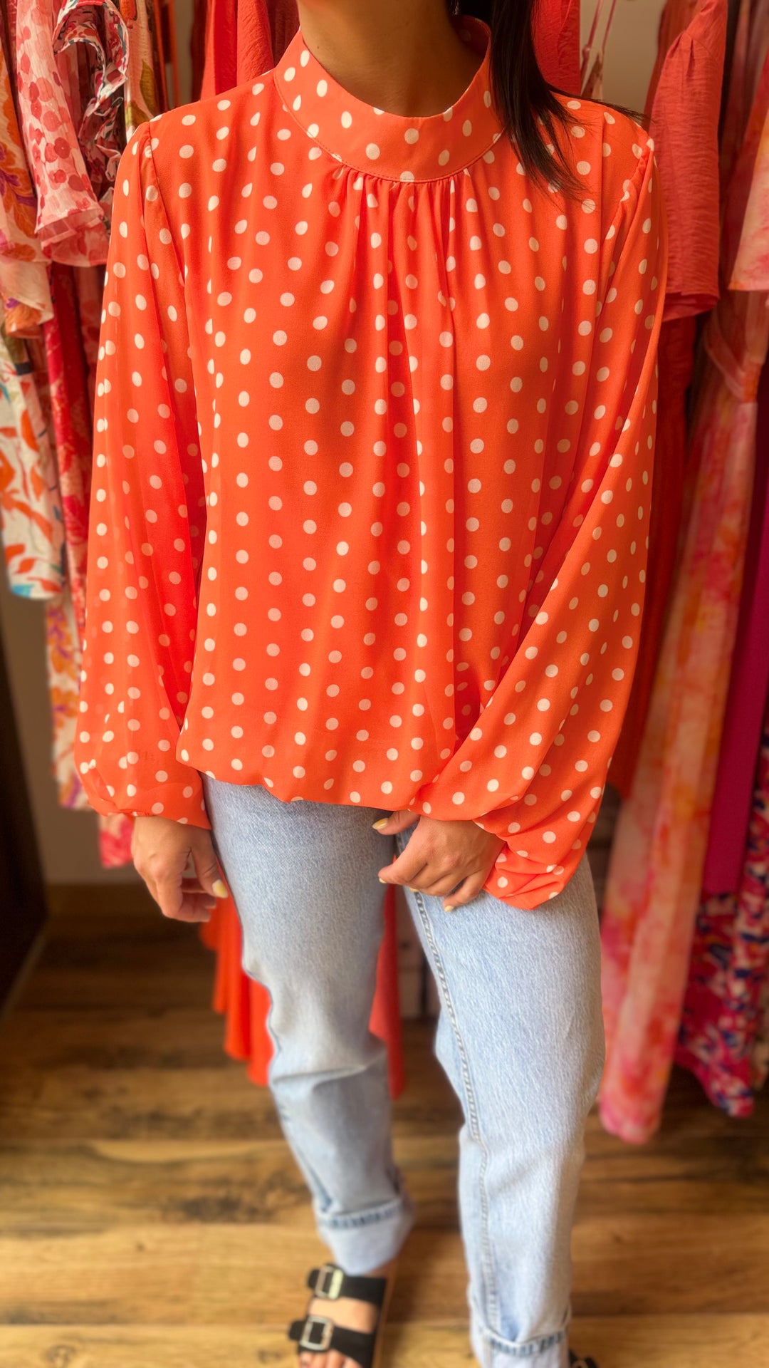 Blouse Kop orange