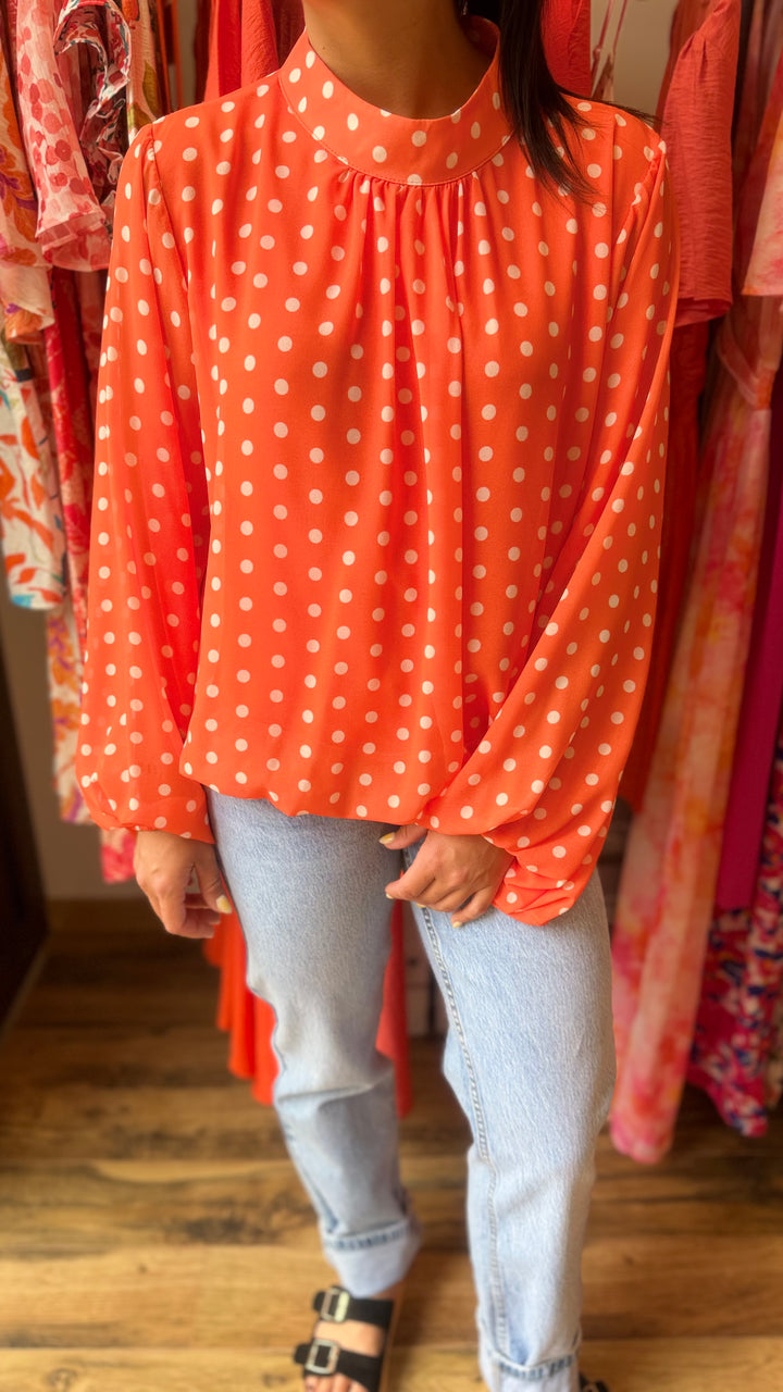 Blouse Kop orange