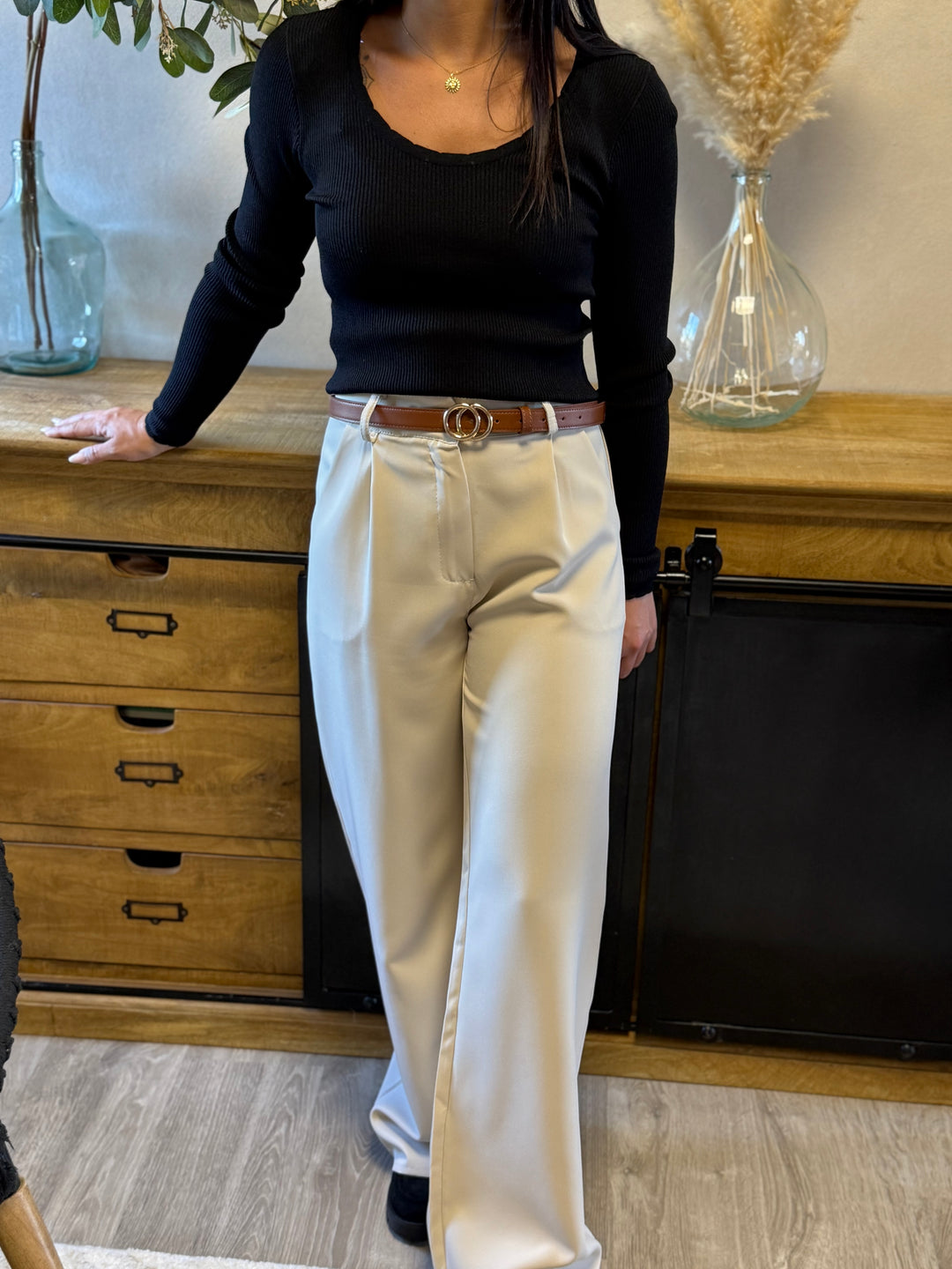 Pantalon Berlioz beige