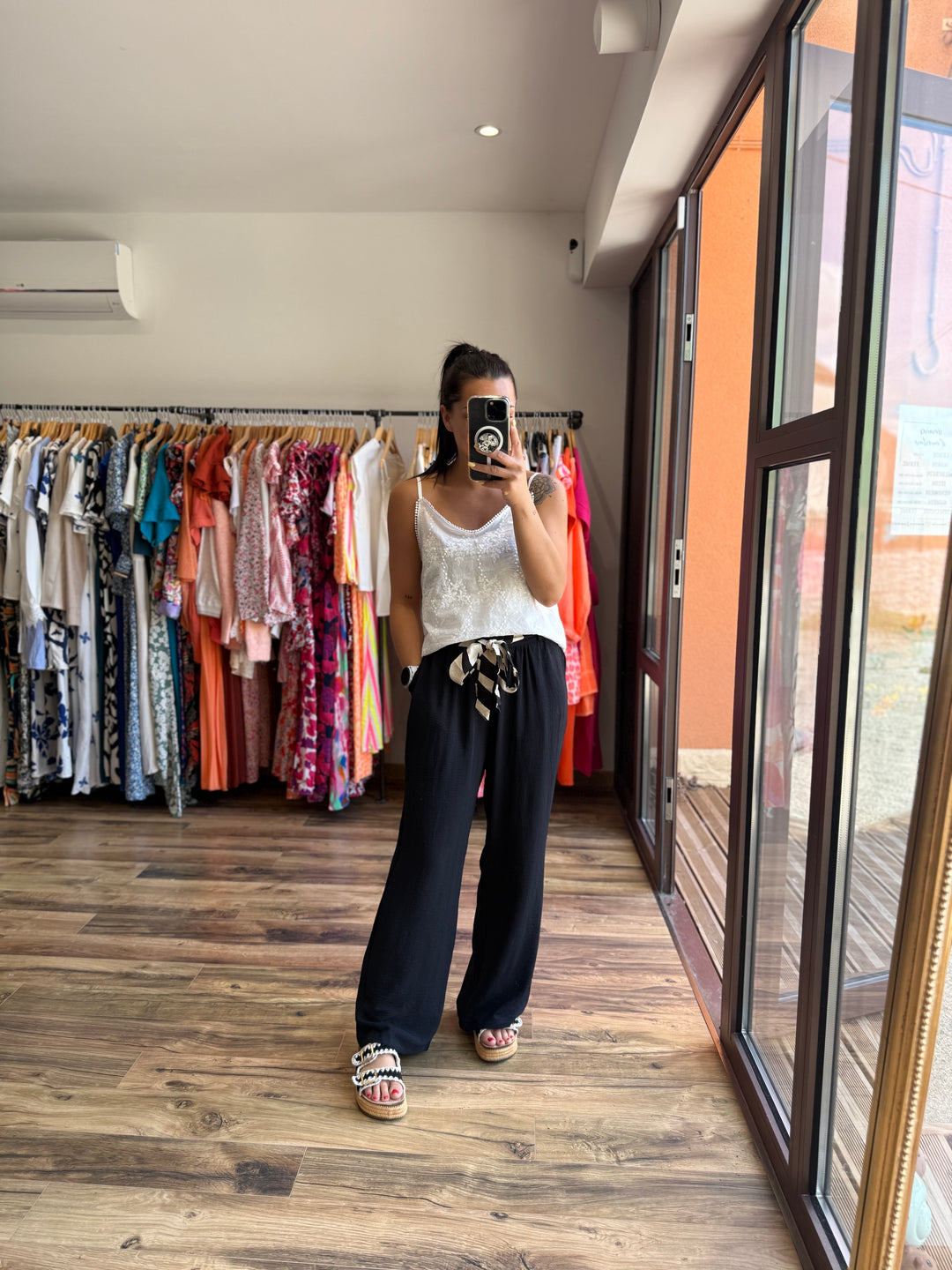 Pantalon Julie noir CURVY