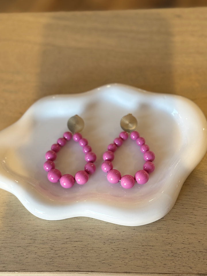Boucles d’oreilles rose