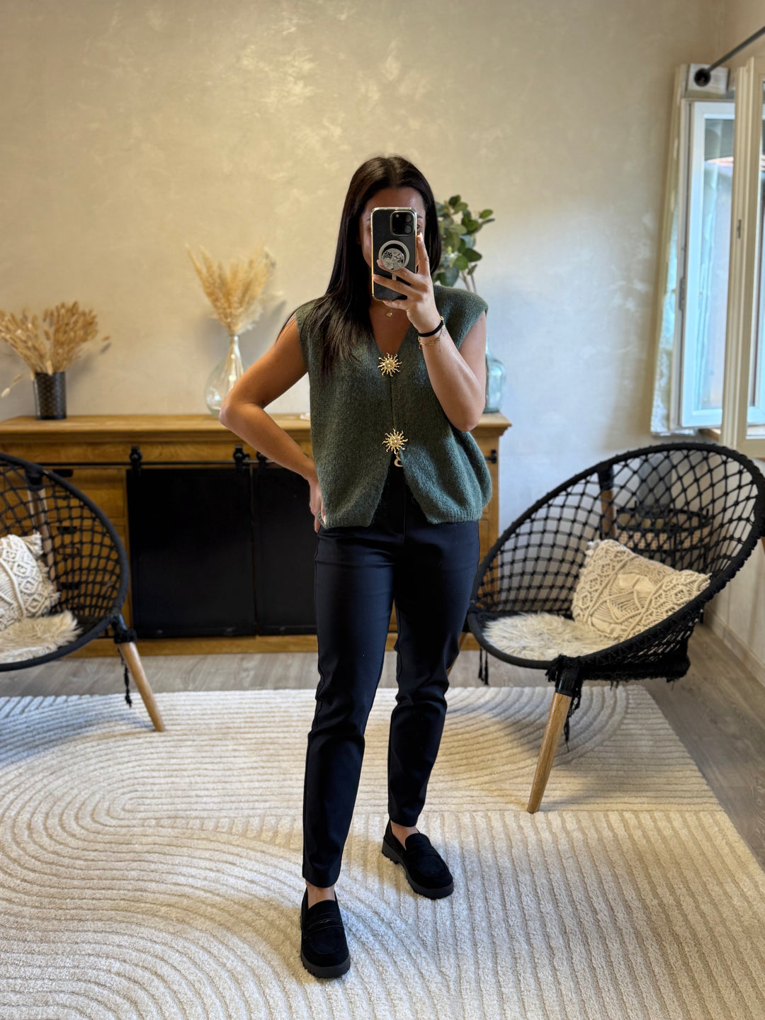 Pantalon Tino noir curvy