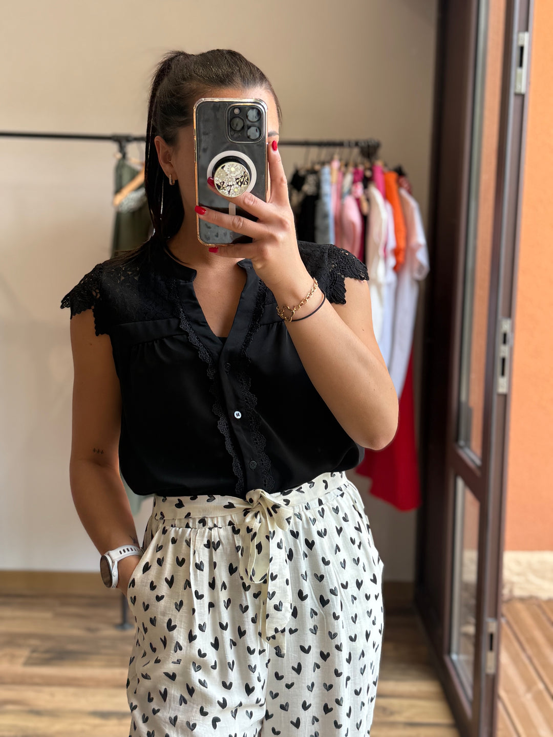 Chemise Morgane noir