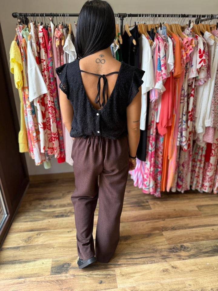 Blouse Thaly noir CURVY