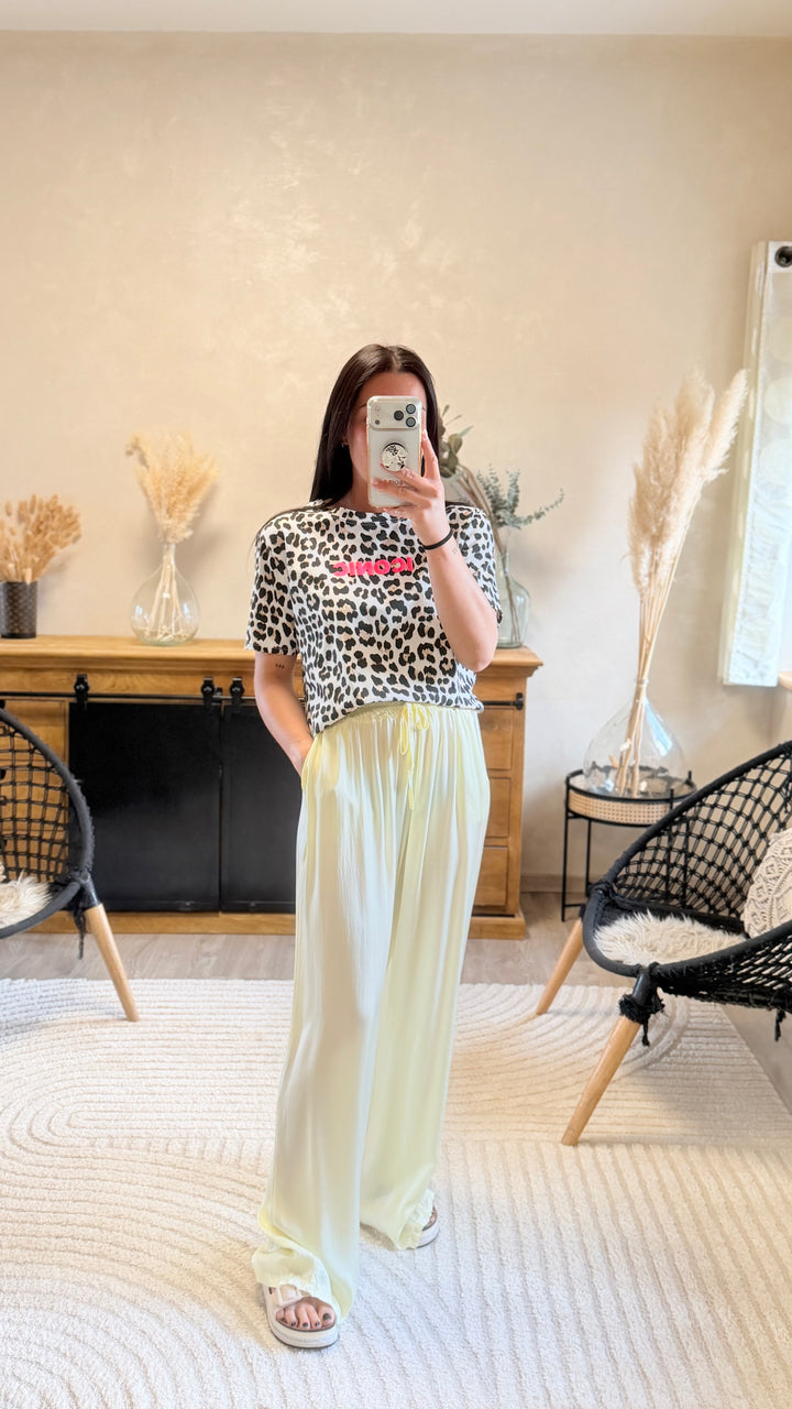 Pantalon topi jaune