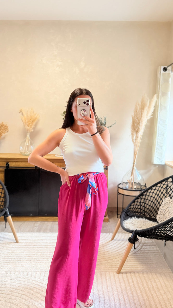 Pantalon Wilma fushia