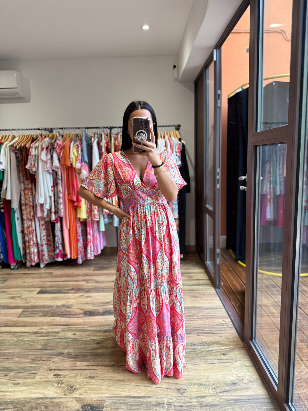 Robe longue Calinda