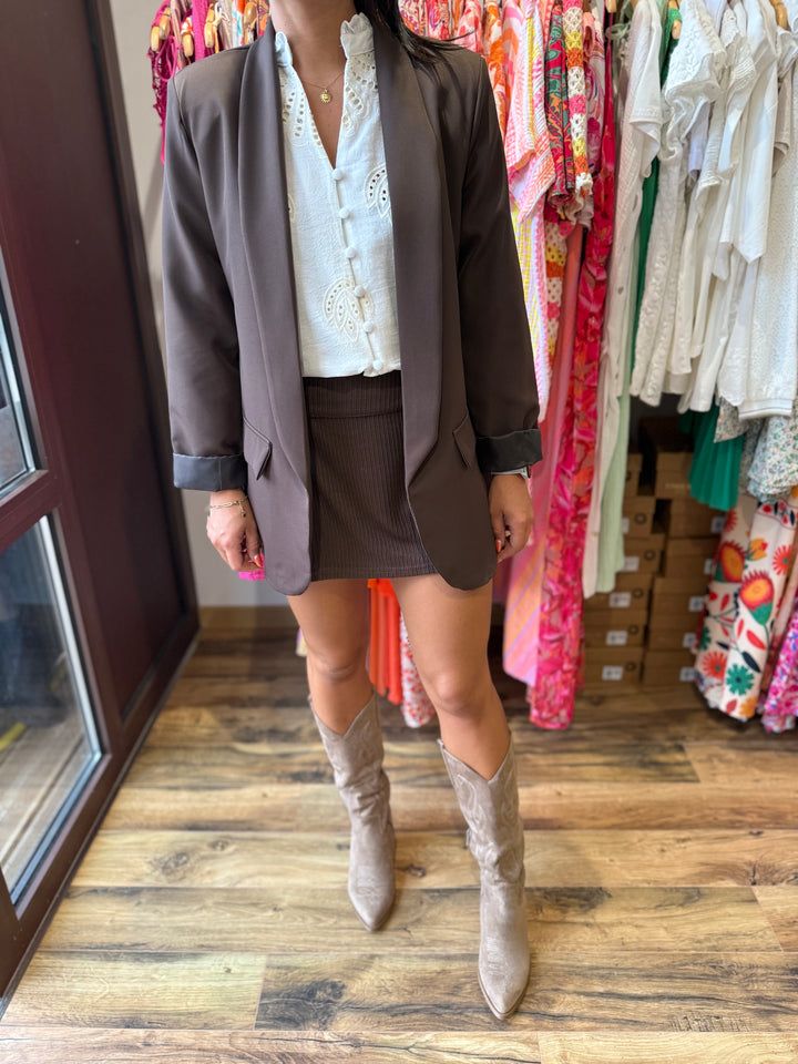 Blazer choco CURVY