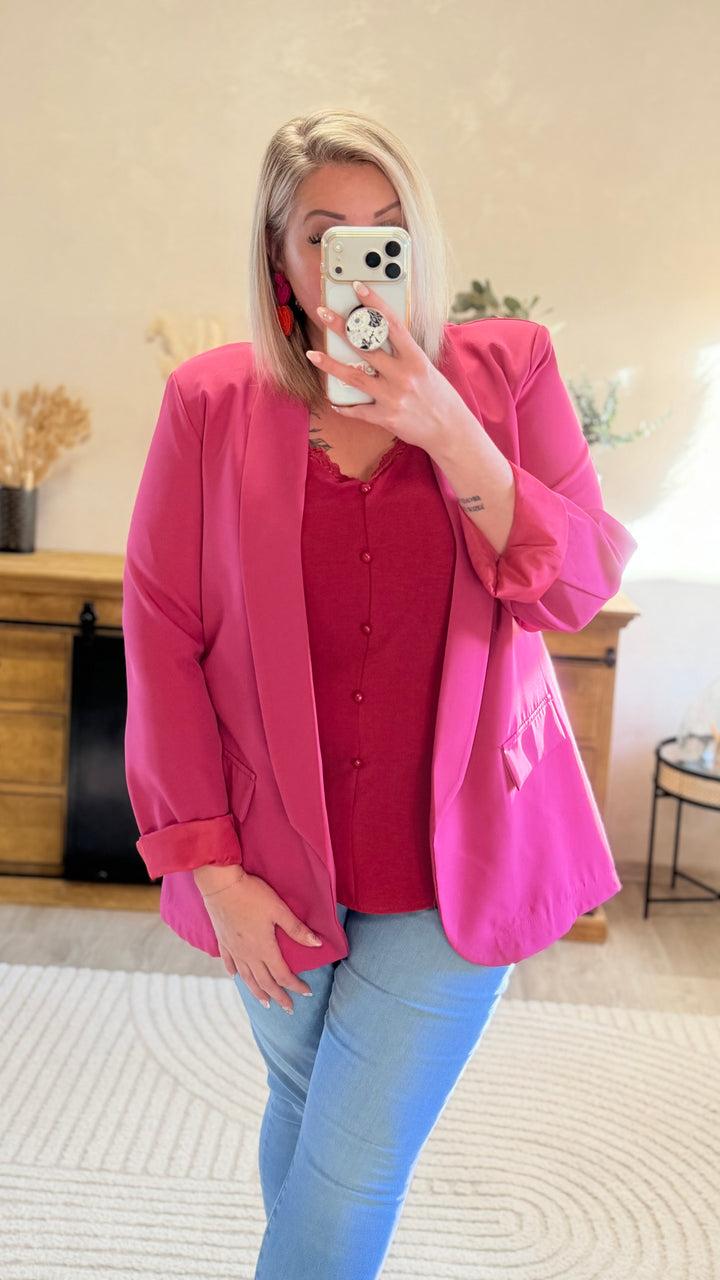 Top Hosa rose fushia CURVY