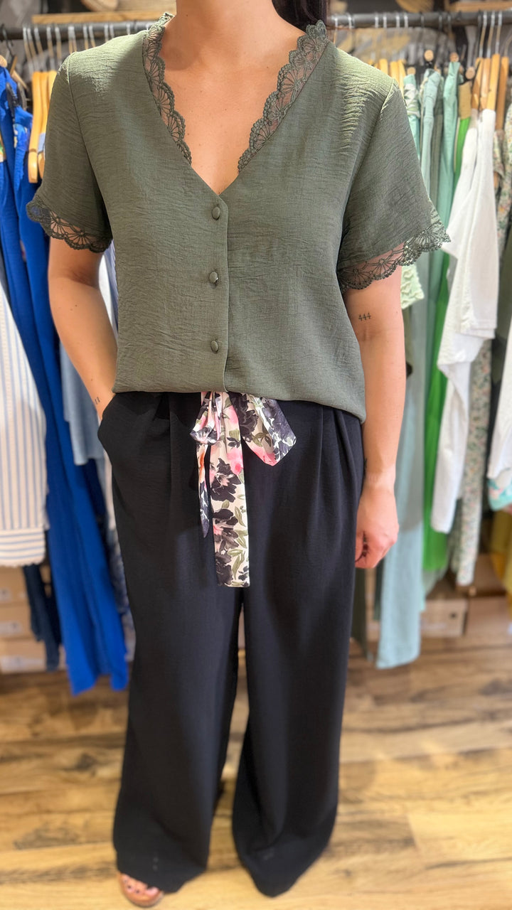 Chemise Mirta kaki