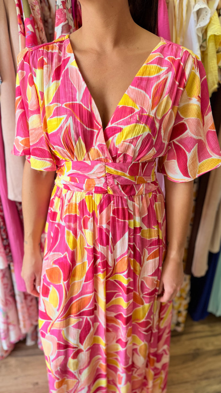 Robe longue Arlequin