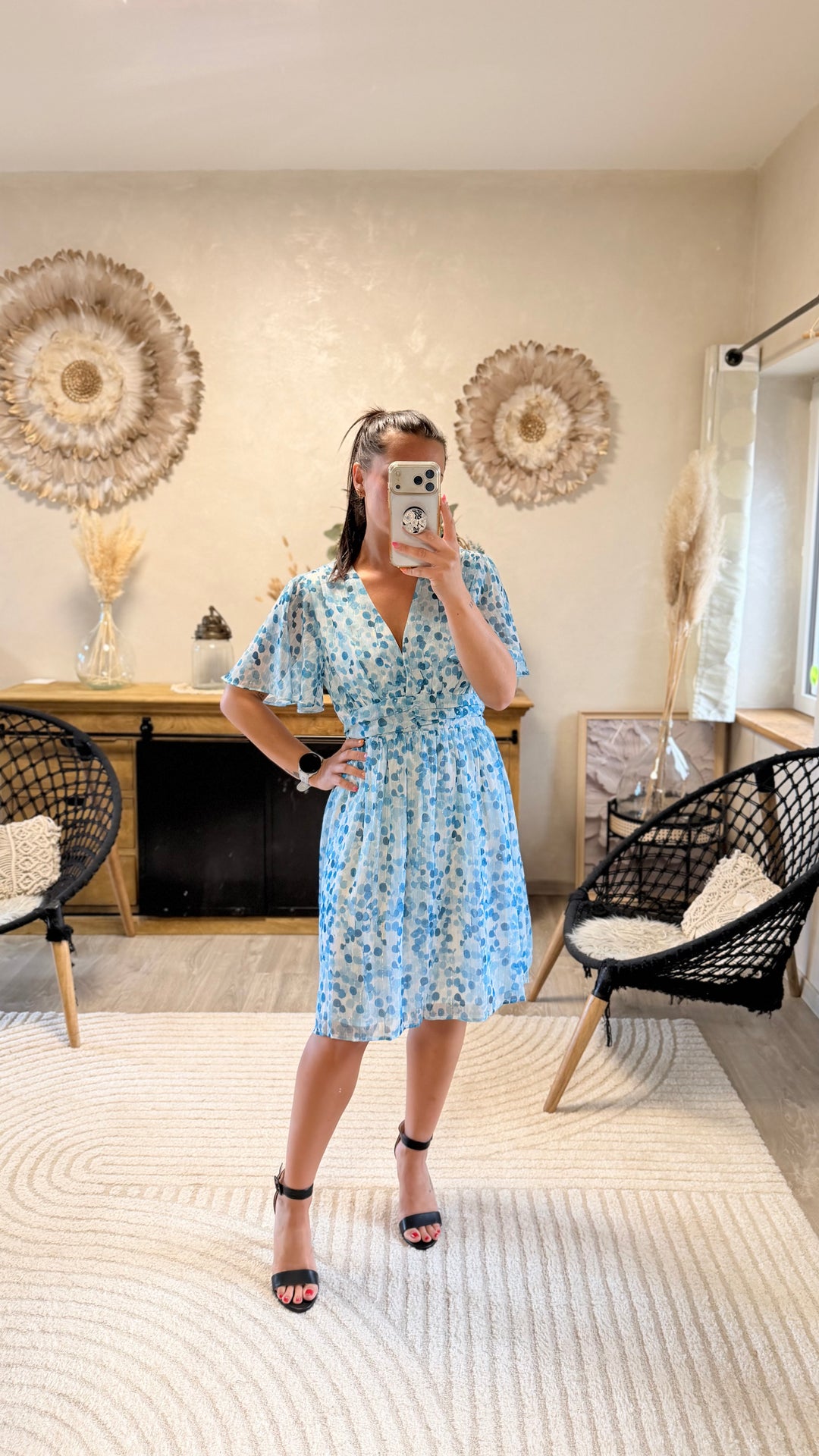 Robe courte Carmen CURVY