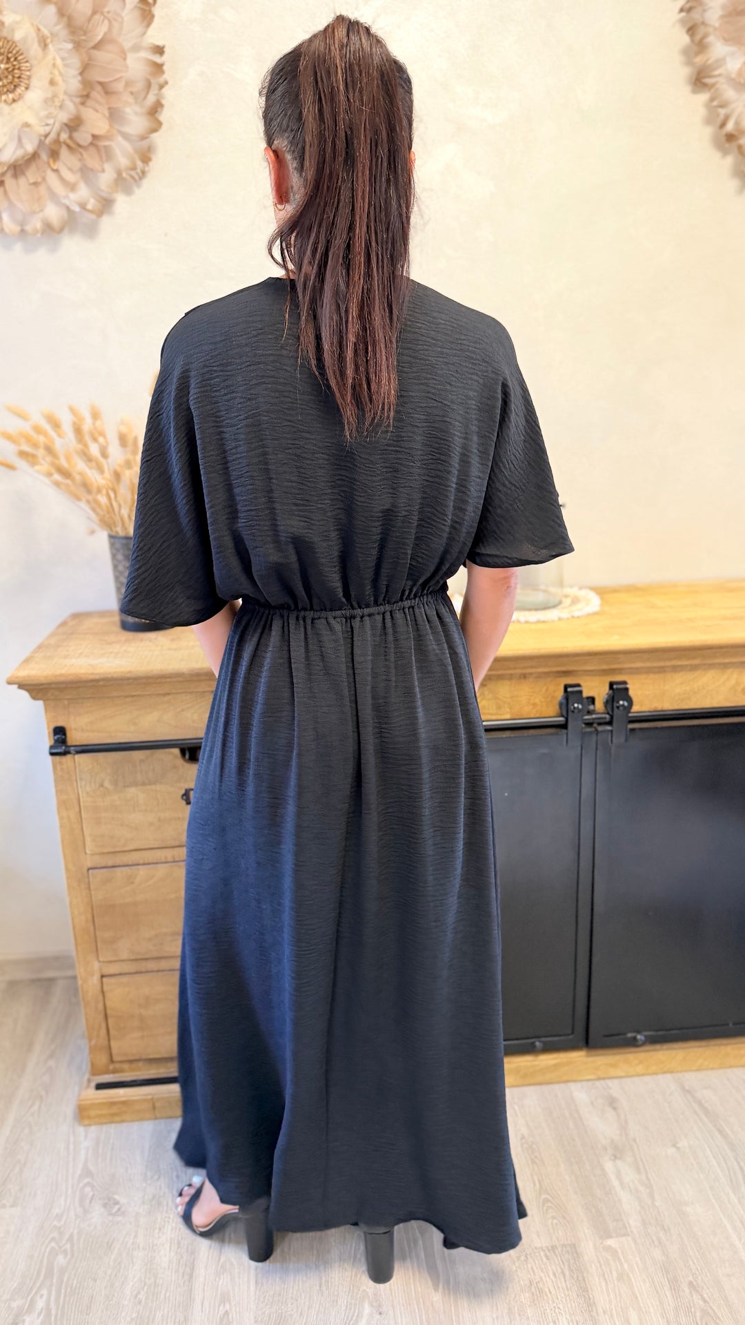 Robe longue Jehan CURVY noir