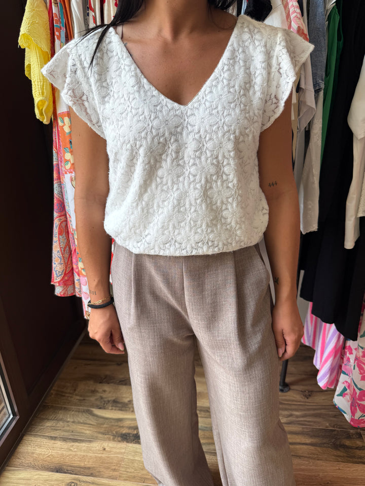 Blouse Thaly blanche CURVY